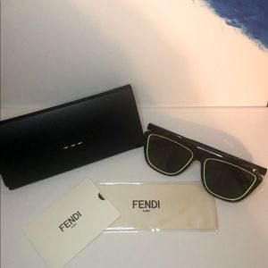 FENDI Women's FF 0384/S 55mm Sunglasses Tortoise